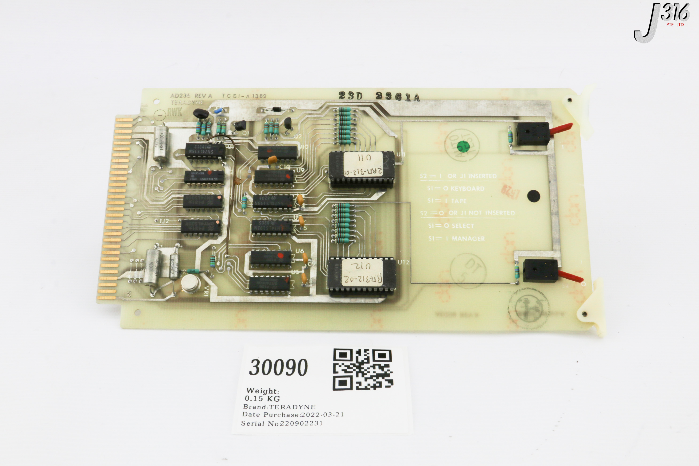 30090 TERADYNE PCB, BOOTSTRAP LOADER BOARD AD236 – J316Gallery